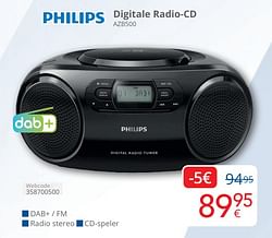 Philips digitale radio-cd azb500