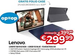 Lenovo tab m10 6gb + 128gb 5g blue itlnzact0011se