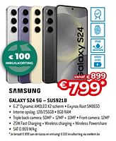 Promoties Samsung galaxy s24 5g sus921b - Samsung - Geldig van 26/04/2024 tot 31/05/2024 bij Exellent
