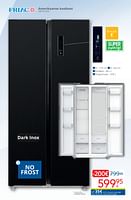 Promoties Friac amerikaanse koelkast sbs7012dx - Friac - Geldig van 01/05/2024 tot 31/05/2024 bij Eldi