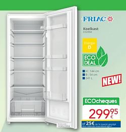 Friac koelkast co2904
