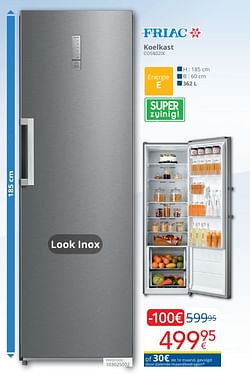 Friac koelkast co5802ix