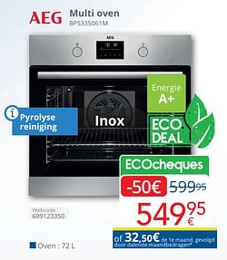 Aeg multi oven bps335061m
