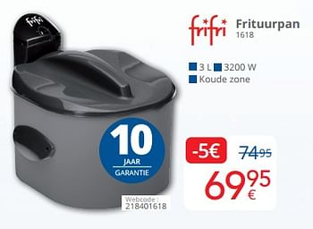 Promotions Frifri frituurpan 1618 - FriFri - Valide de 01/05/2024 à 31/05/2024 chez Eldi