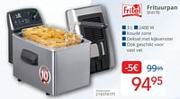 Promoties Fritel frituurpan sf4170 - Fritel - Geldig van 01/05/2024 tot 31/05/2024 bij Eldi