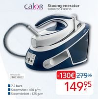 Calor stoomgenerator sv8022co express-Calor