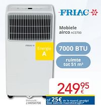 Friac mobiele airco ac0700-Friac