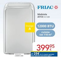 Friac mobiele airco ac1200-Friac