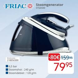 Friac stoomgenerator stg6500
