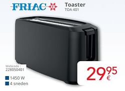 Friac toaster toa 401