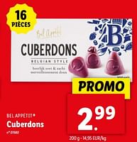 Promotions Cuberdons - Bel Appétit - Valide de 08/05/2024 à 14/05/2024 chez Lidl