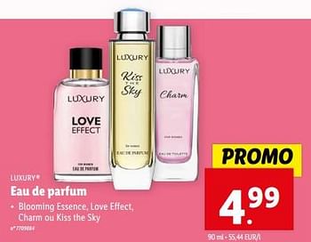 Promoties Eau de parfum - Luxury - Geldig van 08/05/2024 tot 14/05/2024 bij Lidl