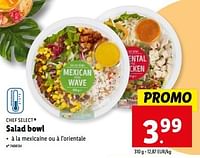 Promotions Salad bowl - Chef select - Valide de 08/05/2024 à 14/05/2024 chez Lidl