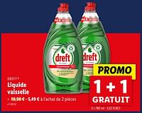 Promotions Liquide vaisselle - Dreft - Valide de 08/05/2024 à 14/05/2024 chez Lidl