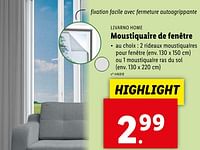 Promotions Moustiquaire de fenêtre - Livarno - Valide de 08/05/2024 à 14/05/2024 chez Lidl
