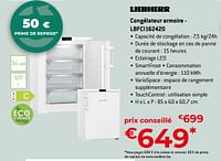 Promotions Liebherr congélateur armoire - lbfci162420 - Liebherr - Valide de 26/04/2024 à 31/05/2024 chez Exellent