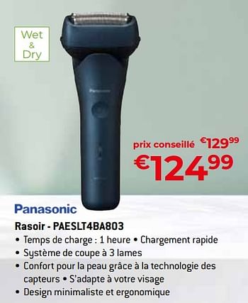 Promoties Panasonic rasoir - paeslt4ba803 - Panasonic - Geldig van 26/04/2024 tot 31/05/2024 bij Exellent