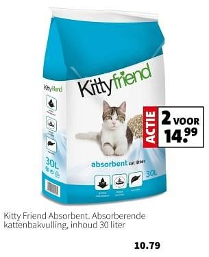 Promoties Kitty friend absorbent - Kitty Friend - Geldig van 06/05/2024 tot 12/05/2024 bij Intratuin