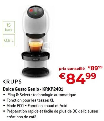 Promoties Krups dolce gusto genio - krkp2401 - Krups - Geldig van 26/04/2024 tot 31/05/2024 bij Exellent