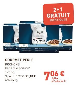 Promotions Gourmet perle pochons - Purina - Valide de 02/05/2024 à 12/05/2024 chez Tom&Co