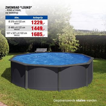 Promoties Zwembad louko - Huismerk - Hubo  - Geldig van 17/04/2024 tot 30/06/2024 bij Hubo
