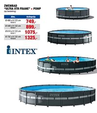 Zwembad ultra xtr frame + pomp-Intex