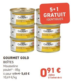 Promoties Gourmet gold boîtes - Purina - Geldig van 02/05/2024 tot 12/05/2024 bij Tom&Co