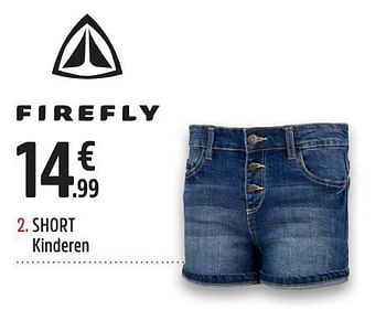 Promotions Short kinderen - Firefly - Valide de 29/04/2024 à 12/05/2024 chez Intersport