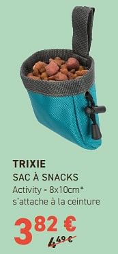 Promoties Trixie sac à snacks - Trixie - Geldig van 02/05/2024 tot 12/05/2024 bij Tom&Co