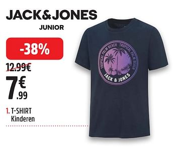 Promoties T shirt kinderen - Jack & Jones - Geldig van 29/04/2024 tot 12/05/2024 bij Intersport