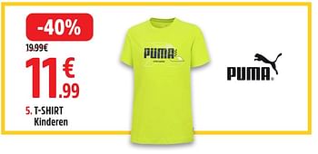 Promotions T shirt kinderen - Puma - Valide de 29/04/2024 à 12/05/2024 chez Intersport