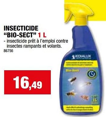 Promotions Insecticide bio-sect - Edialux - Valide de 24/04/2024 à 05/05/2024 chez Hubo