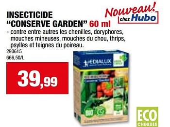 Promotions Insecticide conserve garden - Edialux - Valide de 24/04/2024 à 05/05/2024 chez Hubo