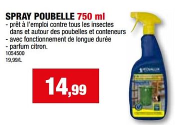 Promoties Spray poubelle - Edialux - Geldig van 24/04/2024 tot 05/05/2024 bij Hubo