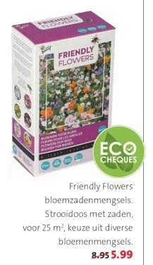 Promoties Friendly flowers bloemzadenmengsels - Huismerk - Intratuin - Geldig van 06/05/2024 tot 19/05/2024 bij Intratuin