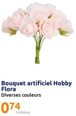 Promoties Bouquet artificiel hobby flora - Hobby - Geldig van 01/05/2024 tot 07/05/2024 bij Action