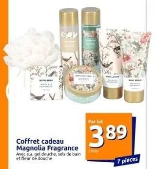 Promoties Coffret cadeau magnolia fragrance - Huismerk - Action - Geldig van 01/05/2024 tot 07/05/2024 bij Action