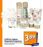 Promotions Coffret cadeau magnolia fragrance - Produit Maison - Action - Valide de 01/05/2024 à 07/05/2024 chez Action