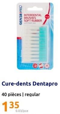 Promoties Cure dents dentapro - Dentapro - Geldig van 01/05/2024 tot 07/05/2024 bij Action