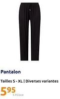 Promotions Pantalon - Produit Maison - Action - Valide de 01/05/2024 à 07/05/2024 chez Action