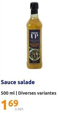 Promoties Sauce salade - Huismerk - Action - Geldig van 01/05/2024 tot 07/05/2024 bij Action