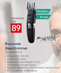 Baardtrimmer ergb96k503-Panasonic