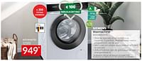Promoties Siemens wasmachine wg54b20afg - Siemens - Geldig van 26/04/2024 tot 31/05/2024 bij Selexion