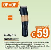 Babyliss tondeuse bse986e-Babyliss