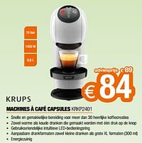 Krups machines à café capsules krkp2401-Krups