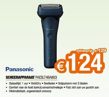 Promotions Panasonic scheerapparaat paeslt4ba803 - Panasonic - Valide de 26/04/2024 à 31/05/2024 chez Expert