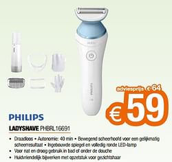 Philips ladyshave phbrl16691