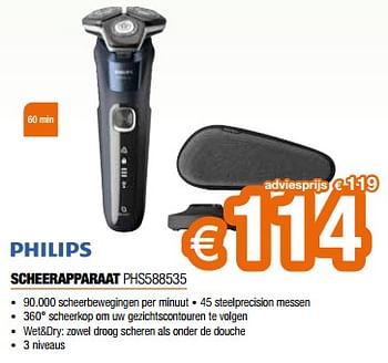 Promotions Philips scheerapparaat phs588535 - Philips - Valide de 26/04/2024 à 31/05/2024 chez Expert