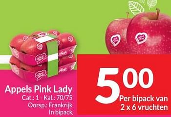 Promotions Appels pink lady - Produit maison - Intermarche - Valide de 07/05/2024 à 12/05/2024 chez Intermarche