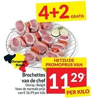 Promoties Brochettes van de chef - Huismerk - Intermarche - Geldig van 07/05/2024 tot 12/05/2024 bij Intermarche